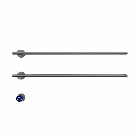 Рондо П2 350х760 электро Полотенцесушитель TERMINUS Оружейная сталь Находка - фото 3