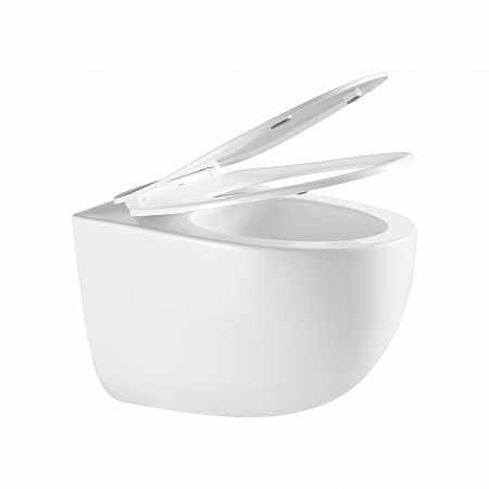 Подвесной унитаз безободковый Terminus Енисей Монолит 560х390 белый Находка - фото 7