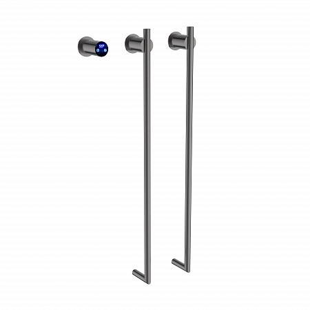 Рондо П2 350х760 электро Полотенцесушитель TERMINUS Оружейная сталь Находка - фото 1