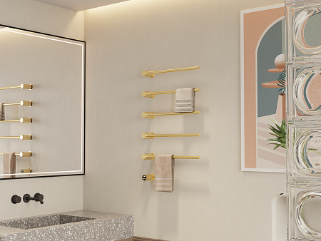 Аккорд П5 500х800 электро Полотенцесушитель TERMINUS Брашированное золото Находка - фото 5 Аккорд П5 500х800 электро Полотенцесушитель TERMINUS Брашированное золото Находка - фото 5