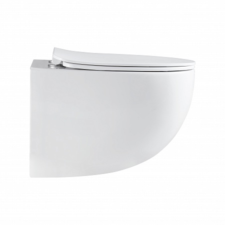 Подвесной унитаз безободковый Terminus Енисей Монолит 560х390 белый Находка - фото 4