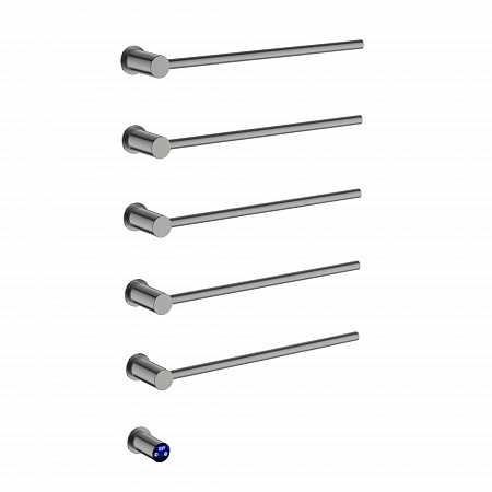 Аккорд П5 500х800 электро Полотенцесушитель TERMINUS Оружейная сталь Находка - фото 1