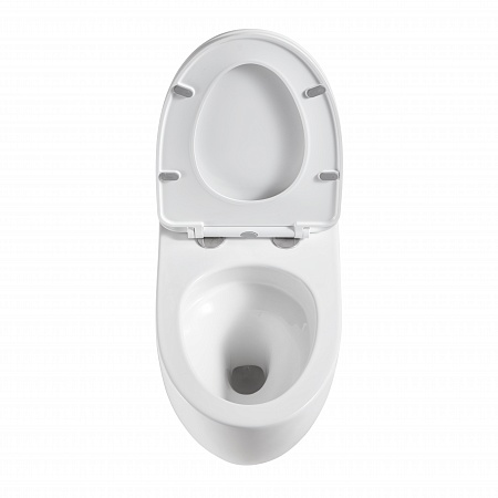 Подвесной унитаз безободковый Terminus Енисей Монолит 560х390 белый Находка - фото 3