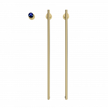 Рондо П2 350х760 электро Полотенцесушитель TERMINUS Брашированное золото Находка - фото 2