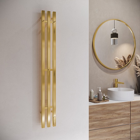 Стойка электро TRES проф1200 TERMINUS Брашированное золото Находка - фото 3