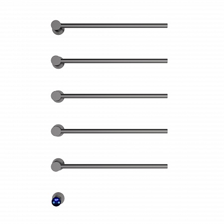 Аккорд П5 500х800 электро Полотенцесушитель TERMINUS Оружейная сталь Находка - фото 2